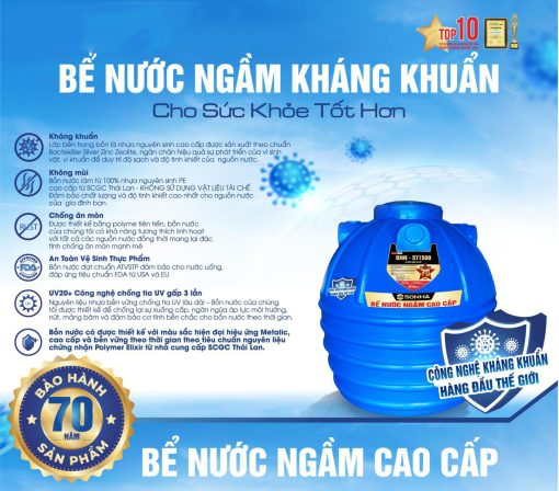 Bể Nước Ngầm Kháng Khuẩn Sơn Hà - Ảnh 2