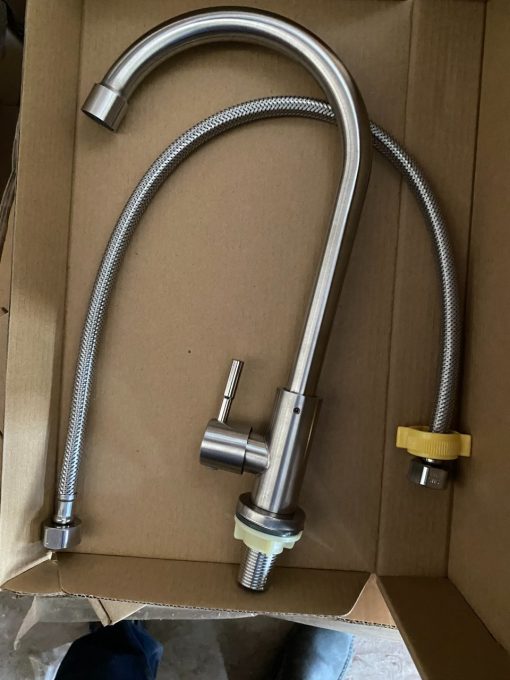 Vòi chậu rửa chén Hwata HT-304-11 (lạnh) - Ảnh 1