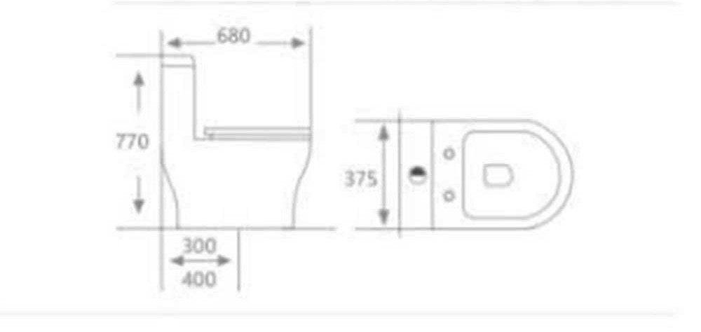 Bồn cầu Hwata HT-121 2 Bồn cầu Hwata HT-121 1