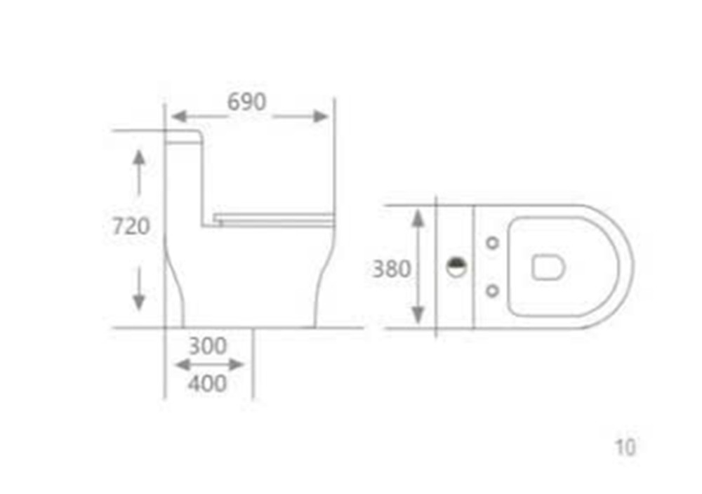 Bồn cầu Hwata HT-156 1