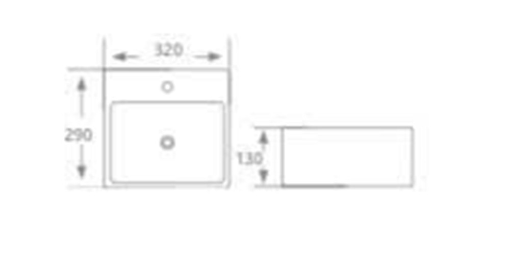 Lavabo sứ Hwata HT-210 1