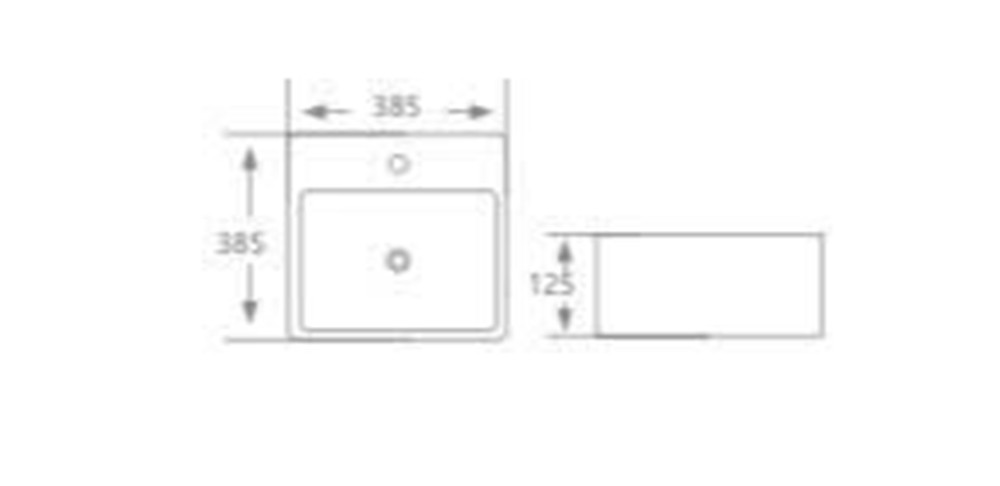 Lavabo sứ Hwata HT-460 2 Lavabo sứ Hwata HT-460 1