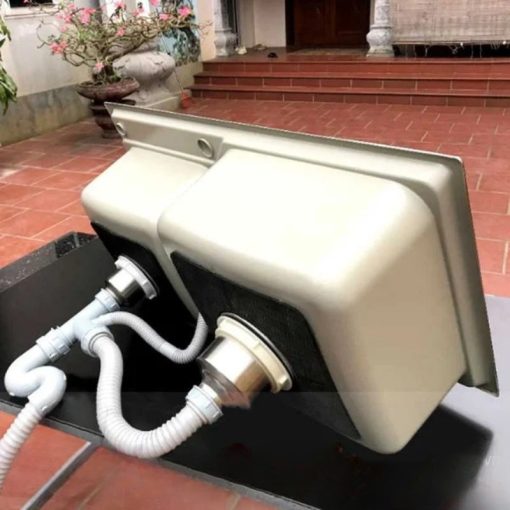 Chậu rửa chén inox Sơn Hà S.80.D.2.3 - Ảnh 2