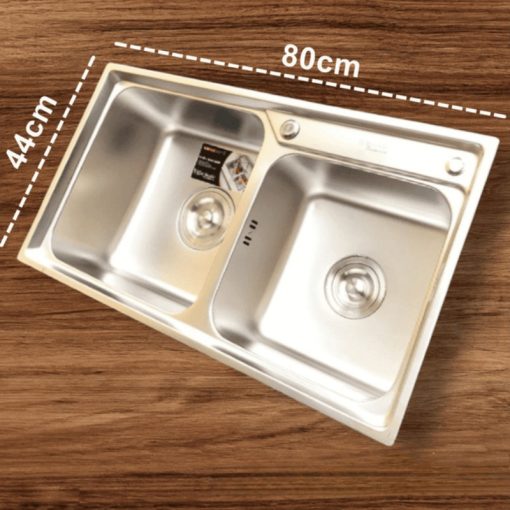 Chậu rửa chén inox Sơn Hà S.80.D.2.3 - Ảnh 3