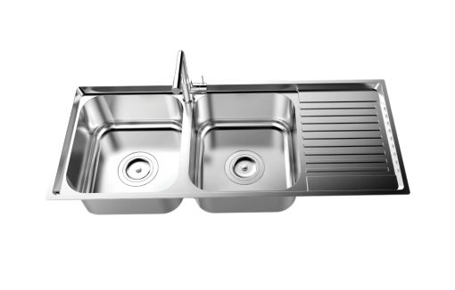Chậu rửa chén inox Sơn Hà S.105.D.2.3 - Ảnh 2
